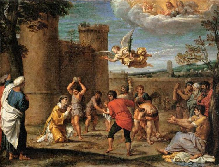 Annibale Carracci The Stoning of St Stephen France oil painting art